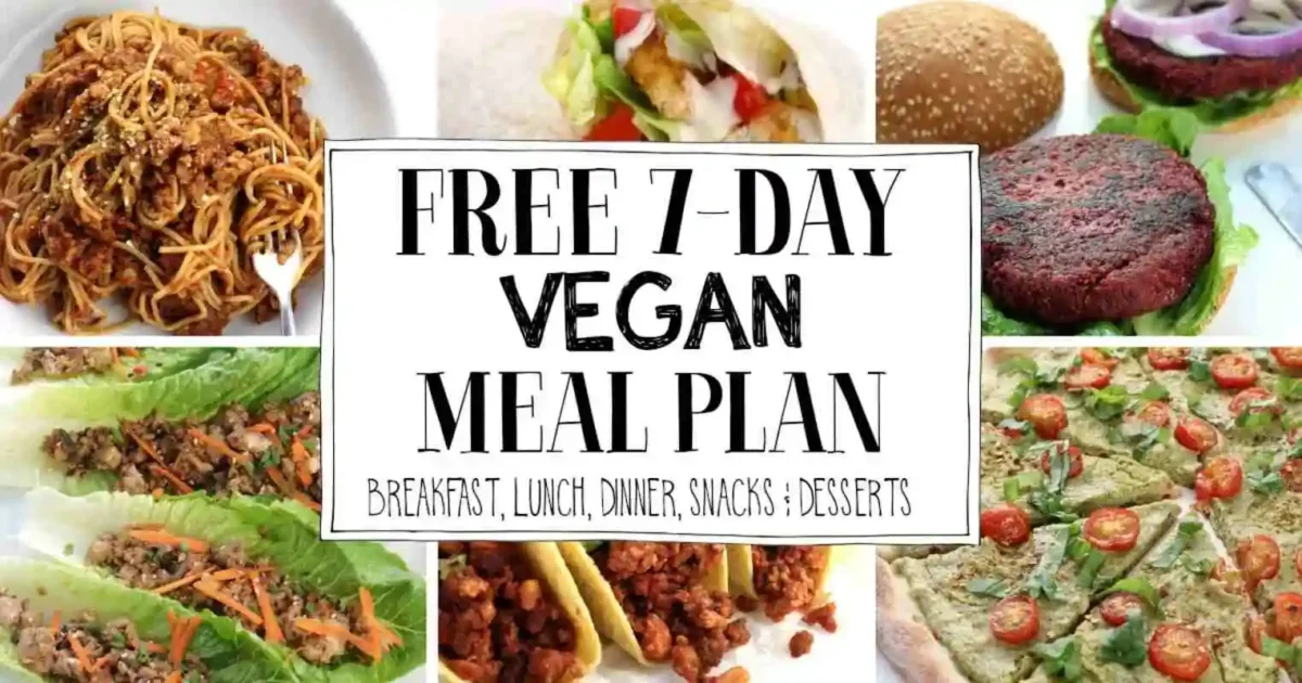 7 day vegan meal plan