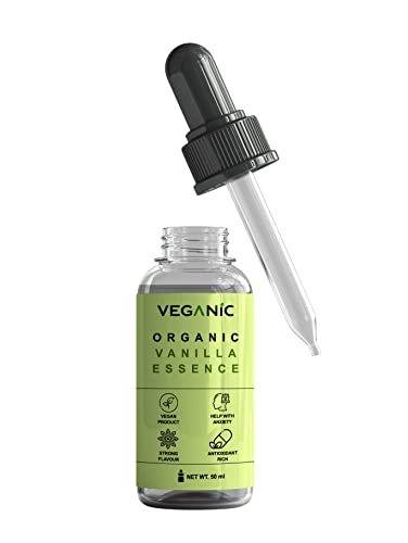 3108Bq91jHL - Manvik Foods Veganic Vanilla Flavour Essence - 50 ml | Vanila Flavour in Dropper Bottle |Natural Vanilaa For Baking Cakes Whipped Cream Pastries Desserts & Beverages