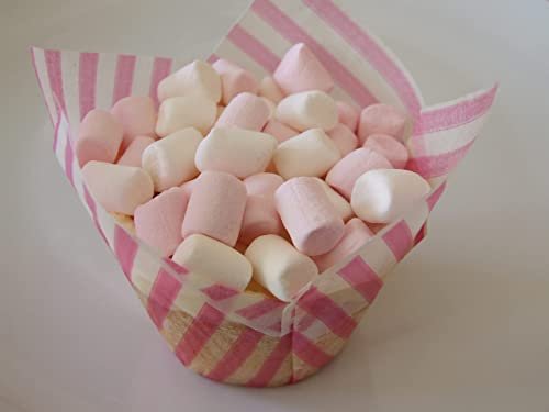 31LqpKbcEiL - Manvik Foods Veganic Block Marshmallows Pure Veg 100g, 50 Pieces Strawberry Vanilla Flavor Mini Marshmallow Candy Soft And Tasty Candy Perfect For Kids Adults - Image 4