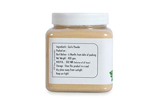31PJQAcLTWL - Manvik Foods NaturePlatter Garlic Powder - 400g | Lahsun Powder {JAR Pack} - Image 3