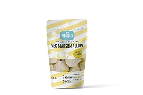 31hbEgpwWAS - Manvik Foods Veg Marshmelts Marshmallow - Cheese Pineapple - 100 g x 4 Packs - Image 6