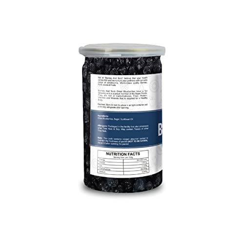 31n5wso6zvL - Manvik Foods Berries And Nuts Dried Blueberries | Dehydrated Blueberry - Antioxidant Rich, Super Foods | 1 Bottle of 200 Grams - Image 4
