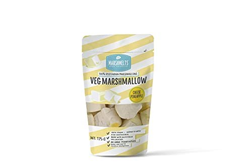 31rCwG5R8sS - Manvik Foods Veg Marshmelts Marshmallow - Cheese Pineapple - 175 g x 3 Packs - Image 3