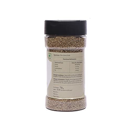 31sP2JXOs1L - Manvik Foods Malikaz' Raw Ajwain Seeds - Image 3