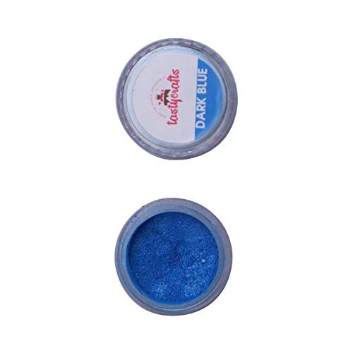 31tgy3gpXWL - Manvik Foods Encrust Ventures Tasty crafts Luster Dust | Pearl Dust | Edible Product for Cake Décor | Sparkling Effect | topping | Glittering Shiner Dust | For Decorative Use, 4.25 gm - Dark Blue - Image 4