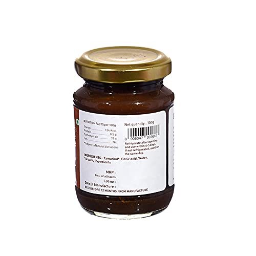 411MW7YQfzL - Manvik Foods Pure & Sure Organic Tamarind Paste | Tamarind Paste for Cooking | Imli Tamarind Paste | 150 GMS. - Image 4