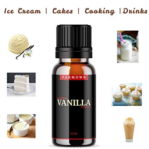 4130uhibZ6L - Manvik Foods FarmOwn Natural Real Vanilla Extract 30 ml Essence for Cooking, Baking, Food, Milk, Ice Cream, Cake - Image 5