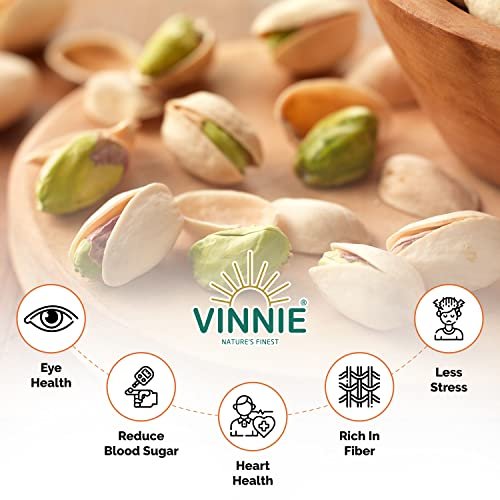 41564sucjzL - Manvik Foods Vinnie American Inshell Pistachios - Roasted and Salted Pista with Shell - Tasty, Healthy Nuts and Dry Fruits - 250 Grams, Pack of 1 - Image 4