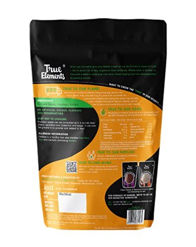 416WtG8WHgL - Manvik Foods True Elements Roasted Pumpkin Seeds 250g - Pumpkin Seeds for Eating | Diet Snacks | Immunity Booster Seeds - Image 3