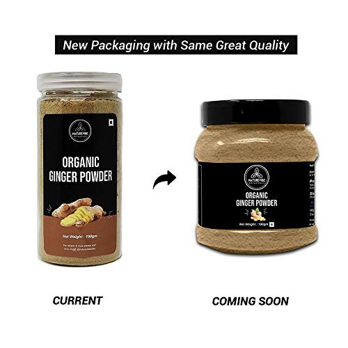 418MGXGCOqL - Manvik Foods Naturevibe Botanicals Organic Ginger Powder - 190gm - Image 3