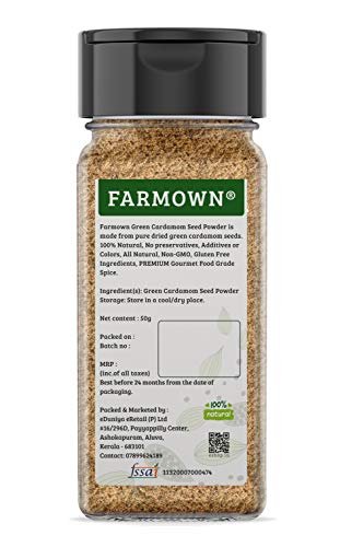 418eRxA d2L - Manvik Foods FarmOwn Green Cardamom Seed Powder 50 Grams - Image 3