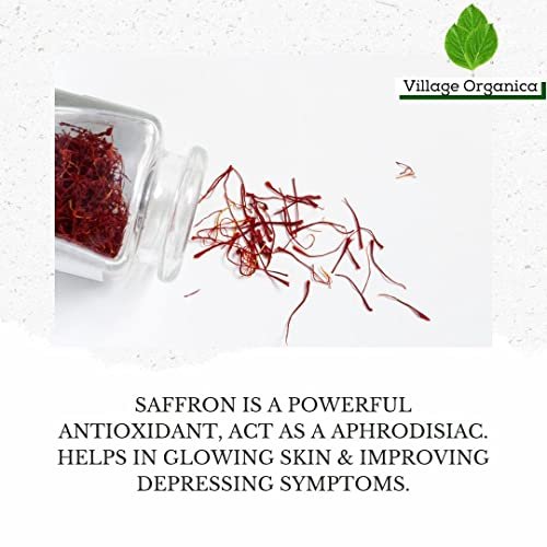 419vHn7nlL - Manvik Foods Village Organica Saffron | Kashmiri Saffron | Authentic, Natural and Organica | Powerful Antioxidant | Original Kesar (1 Gram) - Image 5