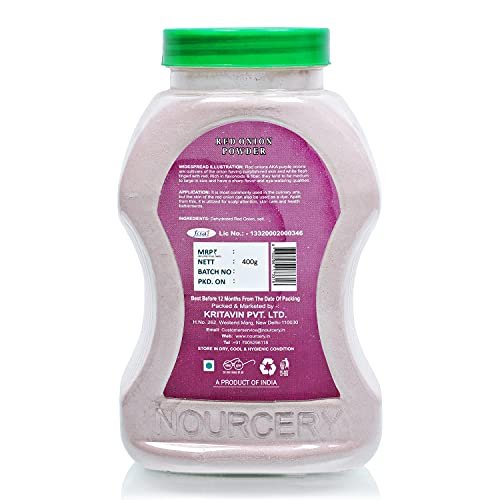 41B4 podsLS - Manvik Foods Nourcery Red Onion Powder, 400g (sweet Onion Cultivars) - Image 3