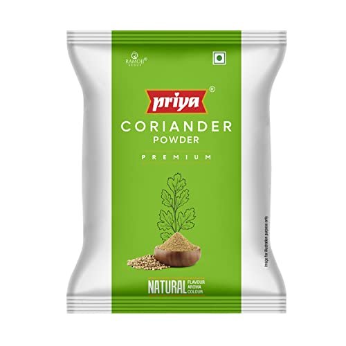 41BfVK8trpL - Manvik Foods Priya Premium Coriander Powder, 100g (Pack of 4) - Authentic, Aromatic, Flavourful Spice
