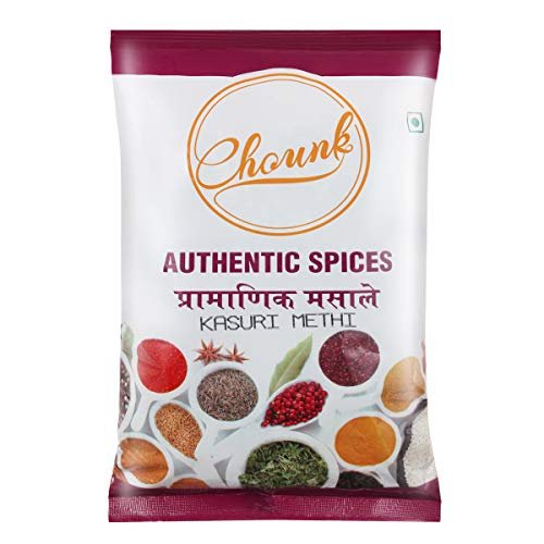 - Manvik Foods Chounk Kasuri Methi – 500g (100g x 5 Pack) | Dried Fenugreek Leaves | Aromatic Kasoori / Kasturi Methi Leaves | for Flavorful Cooking