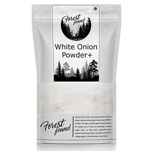41CV3o7h NL - Manvik Foods Forest Found Dry White Onion Powder | Dehydrated, Pure & Aromatic | Ready to Use (250 Gram)