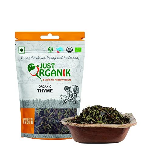 41CeUuLZqhL - Manvik Foods Just Organik Thyme 20gm, 100% Organic - Image 4