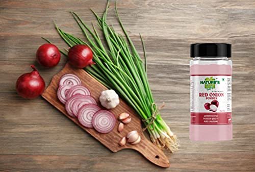 41Cv2lrFYmS - Manvik Foods NATURE'S Precious Gift Red Onion Powder - 250g / 8.8 Oz Spice Jar - Image 4