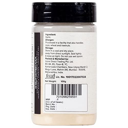 - Manvik Foods Urban Platter Dehydrated Garlic Powder, 100g (Ready to Use, Instant Garlic Flavour, Additive Free, All Natural and Free Flowing, Lehsun Powder) - Image 3
