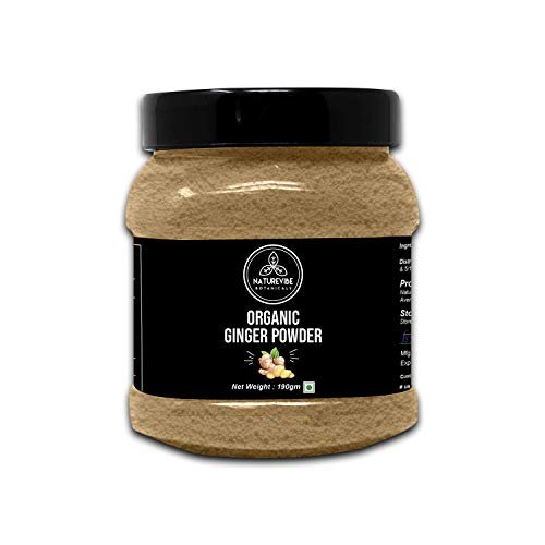 41D9MJyWb7L - Manvik Foods Naturevibe Botanicals Organic Ginger Powder - 190gm