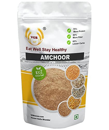 41DXSsnOAWL - Manvik Foods VgbNp Dry Mango Powder,Amchur Powder,Amchur (Amchoor) Masala Powder,Dry Mango Powder,Aam Powder,Hygienically Packed,100% Vegan, Gluten Free and NO Preservatives ,Amture Powder-1 kg