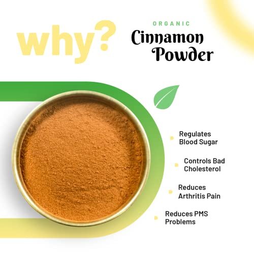 - Manvik Foods Pure Organio Organic Cinnamon Powder - Dalchini Powder Cineman Cooking Tea Baking (100 Gm) - Image 6