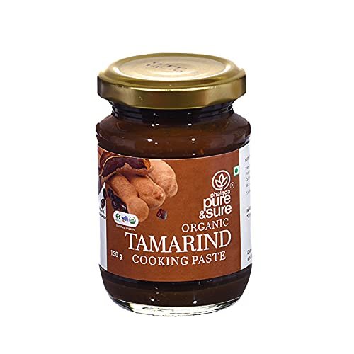 41E7tWE7S8L - Manvik Foods Pure & Sure Organic Tamarind Paste | Tamarind Paste for Cooking | Imli Tamarind Paste | 150 GMS.