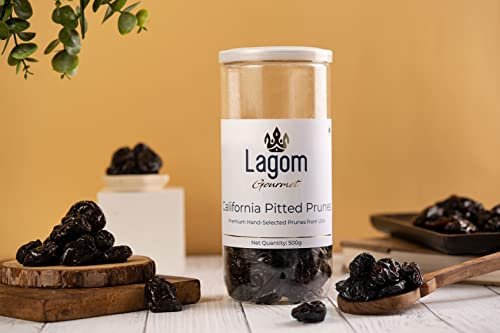 41FnEZR2S7L - Manvik Foods Lagom Gourmet California Pitted Prunes, 1 Kg | Dried Plums | No Added Sugar | Gluten Free | Vegan | Non GMO | Prunes Dry Fruit - Image 3