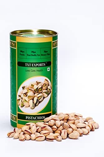 41FougWXIqL - Manvik Foods TXT EXPORTS Roasted Salted Premium Pistachio Nuts (500g) - Image 3