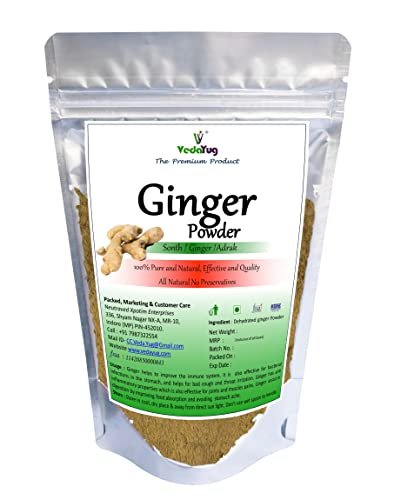41GCUUDuqZL - Manvik Foods Ginger Powder Organik Tree Pure Adrak/Ginger Powder (200 Gram)
