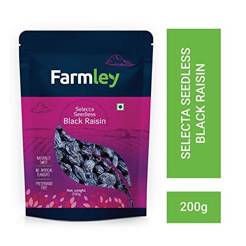 41GY6liR00L - Manvik Foods Farmley Selecta Black Raisin Seedless, 200 g - Image 4