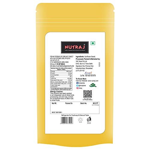 41IZqNM7kL - Manvik Foods Nutraj Sunflower Seeds 200g - Image 3