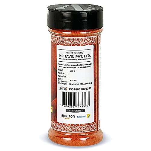41IagWLyB3S - Manvik Foods Nourcery Hungarian Sweet Paprika Powder, 100g (Sweetened Pepperoncinis) - Image 4