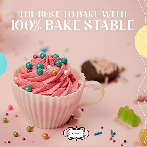 - Manvik Foods Confect Edible White Disco Balls Sprinkles 6 MM 120 Gms for cake cupcake decor - Image 6