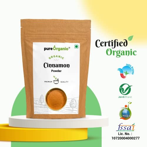 41MMTYROCOL - Manvik Foods Pure Organio Organic Cinnamon Powder - Dalchini Powder Cineman Cooking Tea Baking (100 Gm) - Image 5