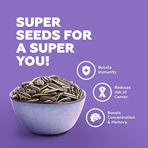 41NI2pKblL - Manvik Foods Yogabar Sunflower Seeds for Eating Protein and Fibre Rich Superfood | Healthy Snacks - 250gm - Image 5