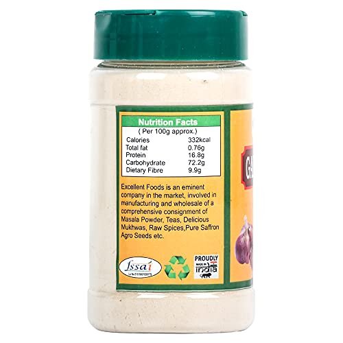 41OJEPg6X3S - Manvik Foods EXCELLENT FOODS - Dehydrated Garlic Powder 100g - Image 3