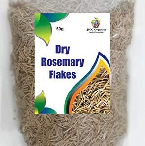 Jioo Organics Rosemary Dried Leaf, 50 g, Rosemary Flakes, Rosemary Leaves