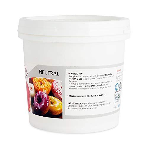 41R6TZbT2pL - Manvik Foods BLOSSOM Edible Glazing Gel for Cake & Desserts Toppings Decoration- Neutral ,1 kg - Image 3