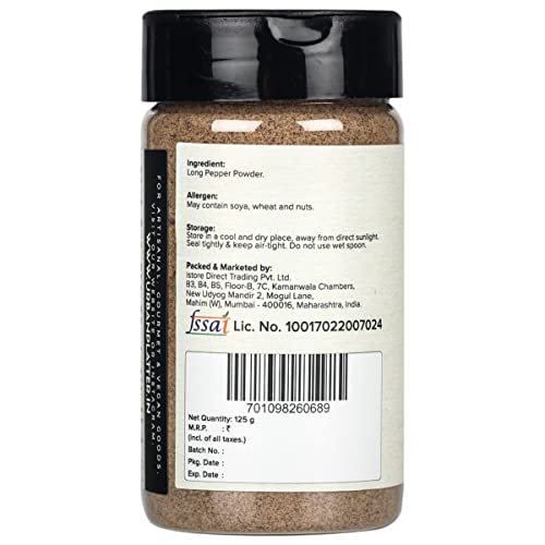 41S1jdz r2L - Manvik Foods Urban Platter Long Pepper (Pippali) Powder, 125g - Image 3