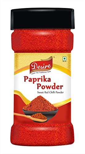 - Manvik Foods Desire Paprika Powder 200 Gram | 100% Pure | No Artificial Colours, Flavours, fillers or preservatives |Garnish, Season, Make Spice rubs or marinades