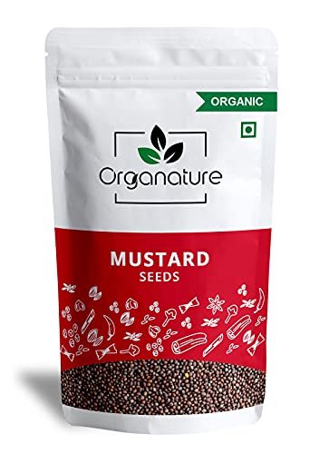 - Manvik Foods Organature Organic Fresh Mustard Seeds ( Small ) USDA Certified Sarso | Whole Rai | Whole Mustard Black | Indian Spice - Pack of (400 Grams)