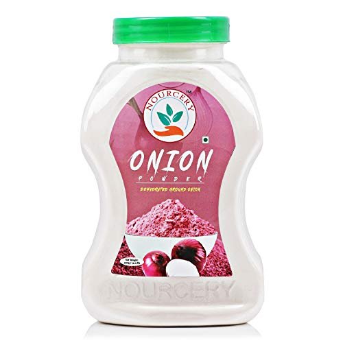 - Manvik Foods Nourcery Onion Powder, 400g (DEHYDRATED GROUND ONION)