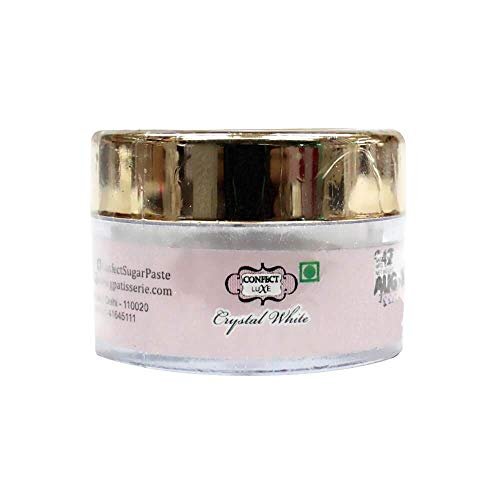 41Vw9W4HUfL - Manvik Foods Confect - Luster Color Dust - Crystal White - 5Gms