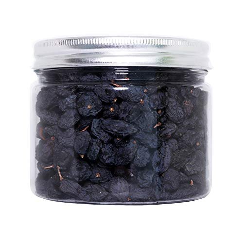 41ad6VX1ANL - Manvik Foods Tassyam Premium Hand Picked Seedless Black Afghan Raisins 600g (2X 300g) Kali Draksh | Healthy Dry Fruits Luxury Box Kishmish - Image 3