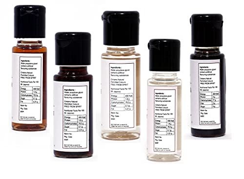 - Manvik Foods Bakefrillz Food Flavour Essence (30 ml x 5) Pack of 5 - Vanilla, Butterscotch, Pineapple, Strawberry & Chocolate - Image 6