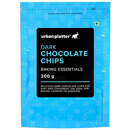 41amGMvCfL - Manvik Foods Urban Platter Dark Chocolate Chips, 200g