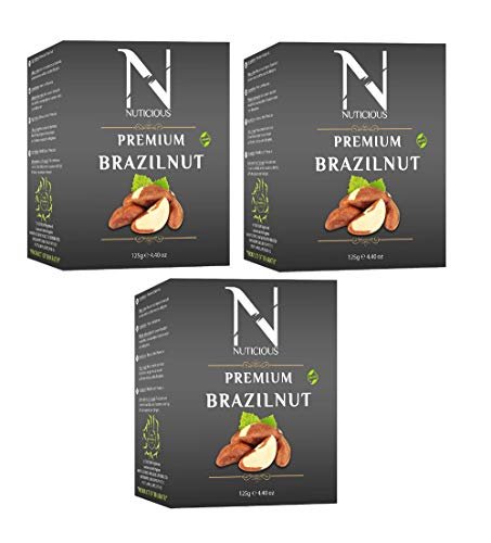 41bWb5rSn0L - Manvik Foods NUTICIOUS Brazil Nut 125 G X 3 Pack of 3)…Dryfruits & Berries,Diwali Gifts ,Diwali Offer ,Nuts