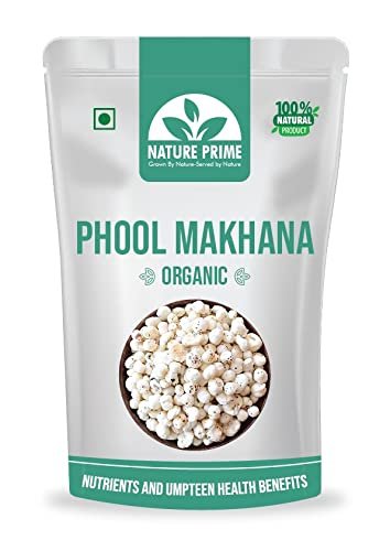 41e1vFJVVLL - Manvik Foods Nature Prime Special Jumbo Size Phool Makhana / Lotus Seeds (Handpicked) - 1kg