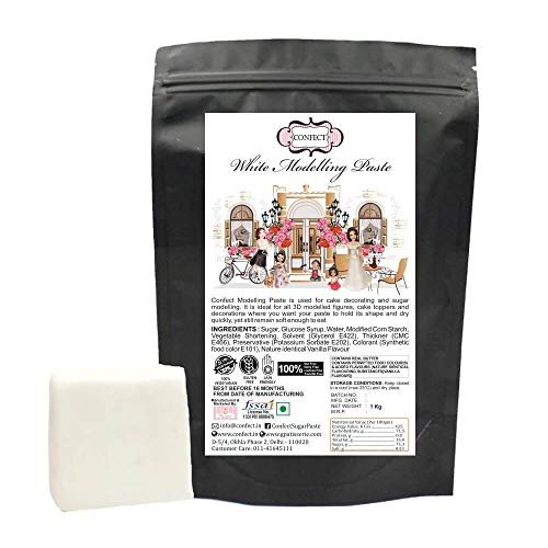 41f7WmeNcvL - Manvik Foods Confect White Modelling Paste 1Kg